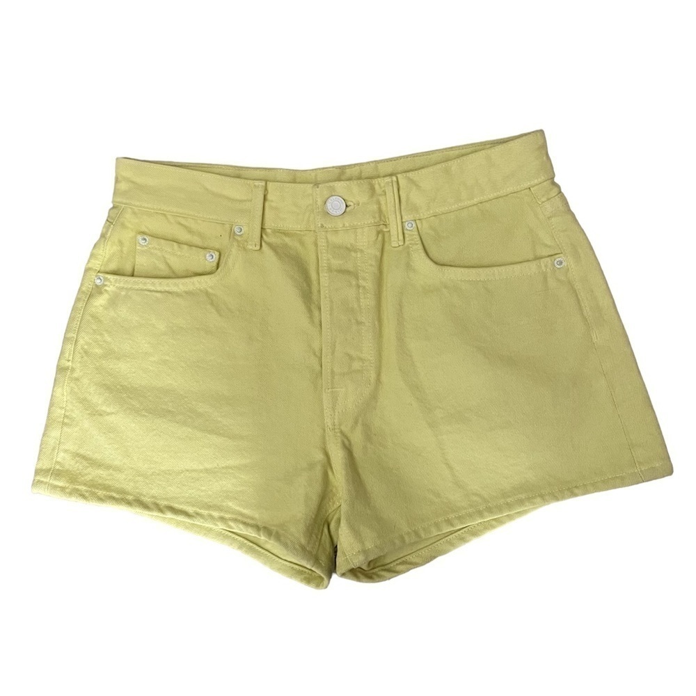 GRLFRND Lemon Lime Helena Shorts, Size 27
